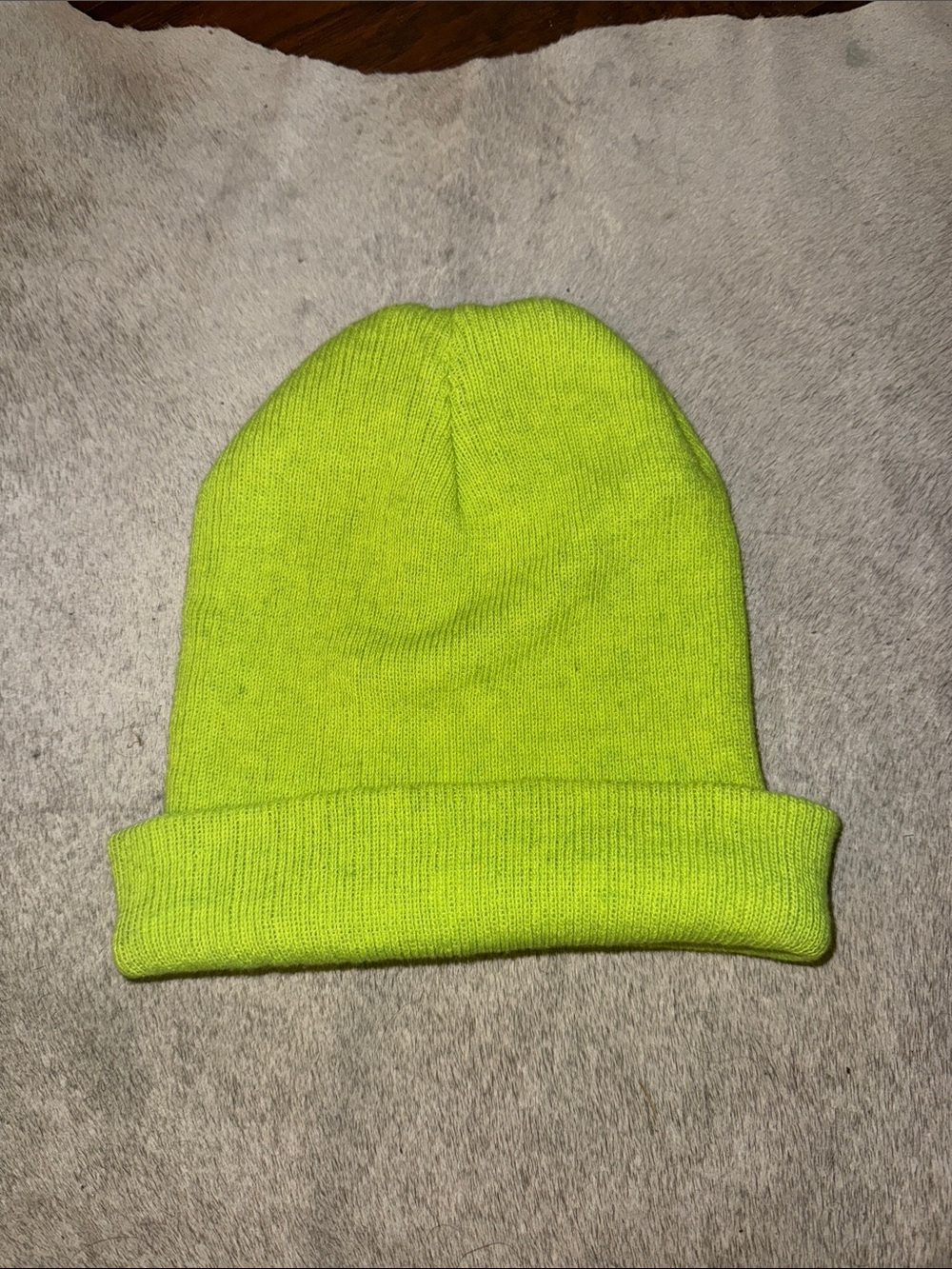 Neon Yellow/Green Beanie Hat
